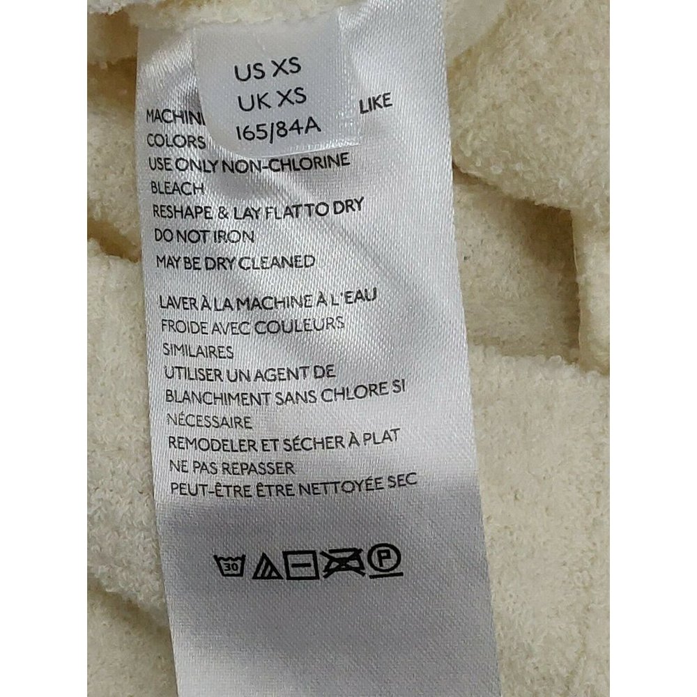 Free People Womens Sweater XSmall Ivory Oliver - Picture 14 of 15